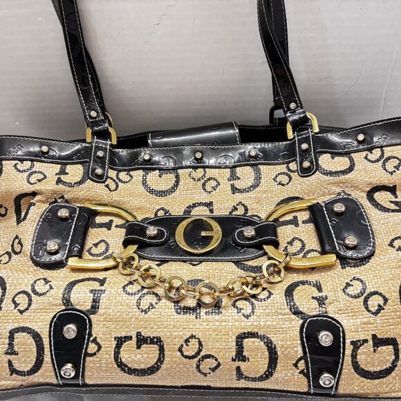 Vintage Guess Large Tote or Shoulder Bag Early 2000's - Great Condition - Picture 2 of 7